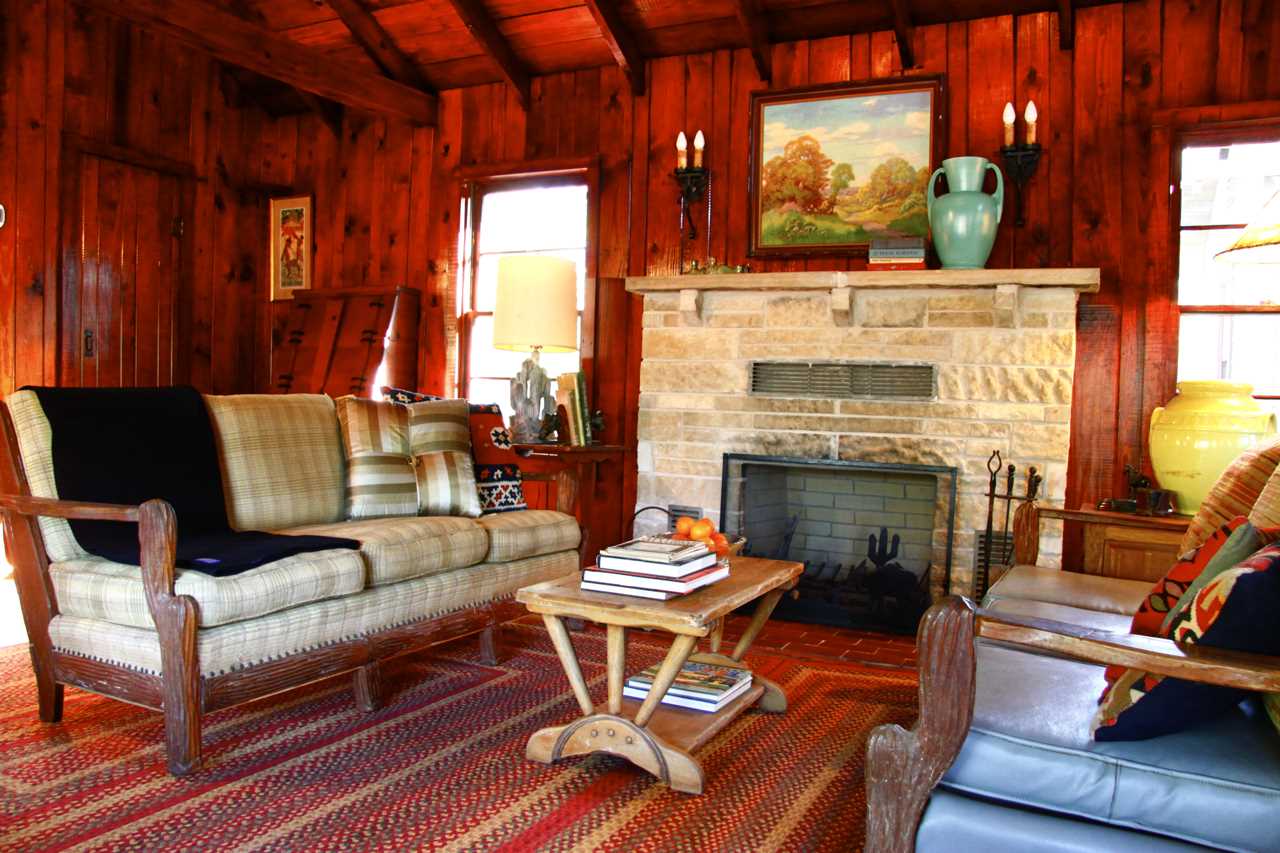                                                 On chilly nights, the big stone fireplace in the living area creates a toasty ski-lodge feel-not something you'd ordinarily expect in Texas!