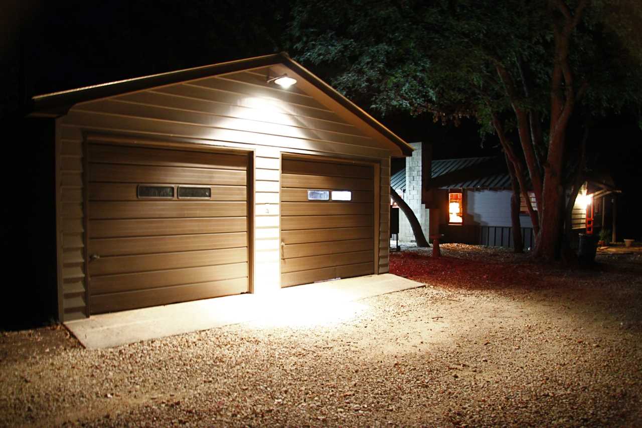                                                 The exterior is nicely lit at night for the safety of your family.