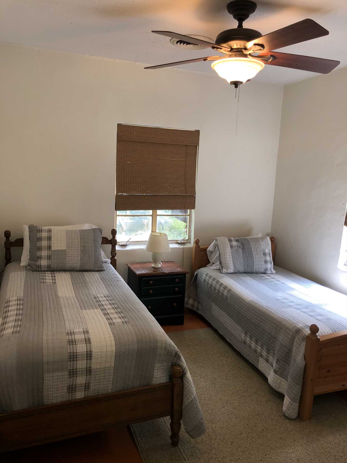                                                Two twins and a full-sized bed in the fourth bedroom round out the accommodations in the four bedrooms. All told, Casa del Rio sleeps up to a dozen guests!