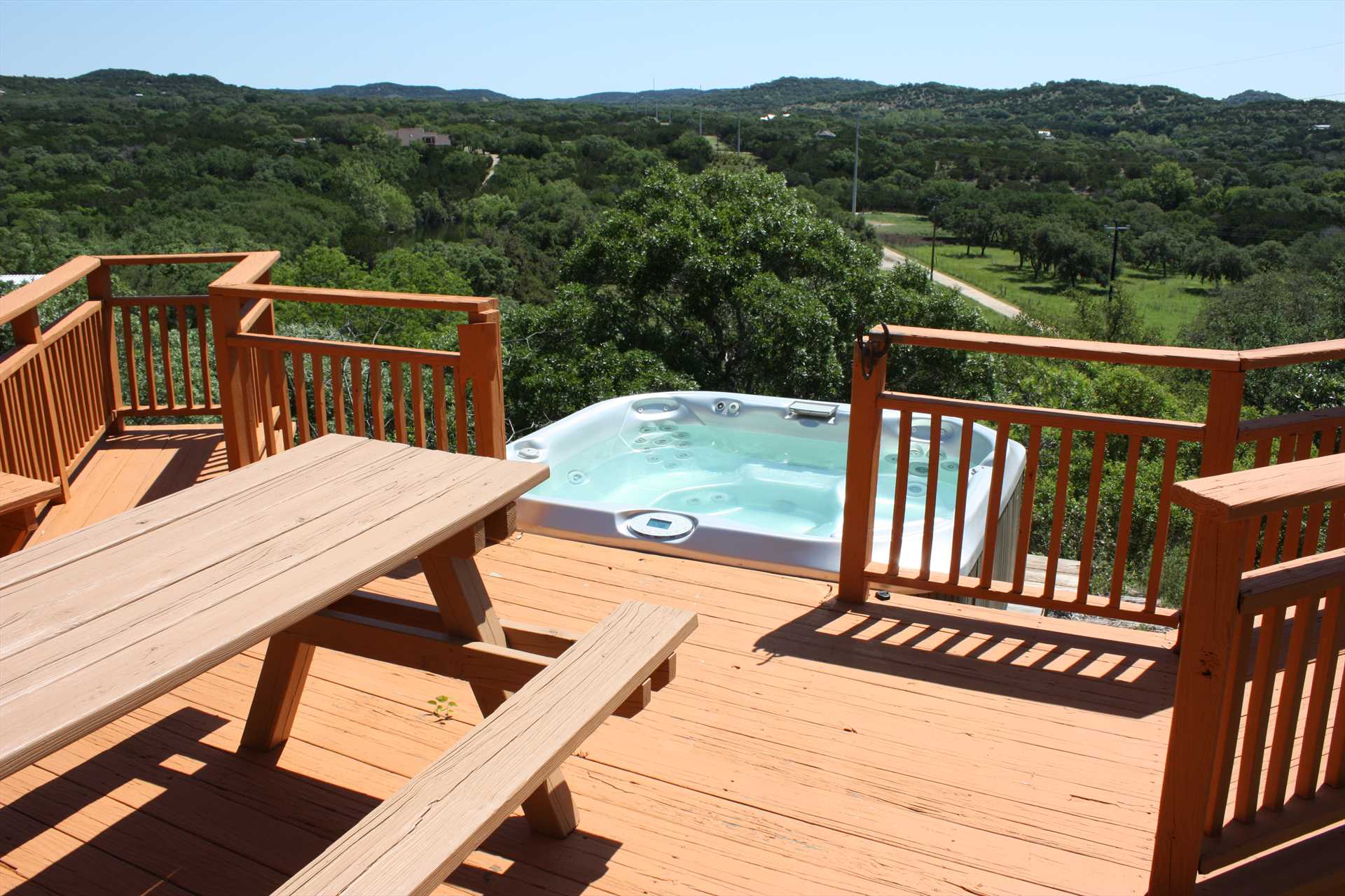                                                 Okay, granted, there are other rentals that have hot tubs. But do theirs have THAT view?
