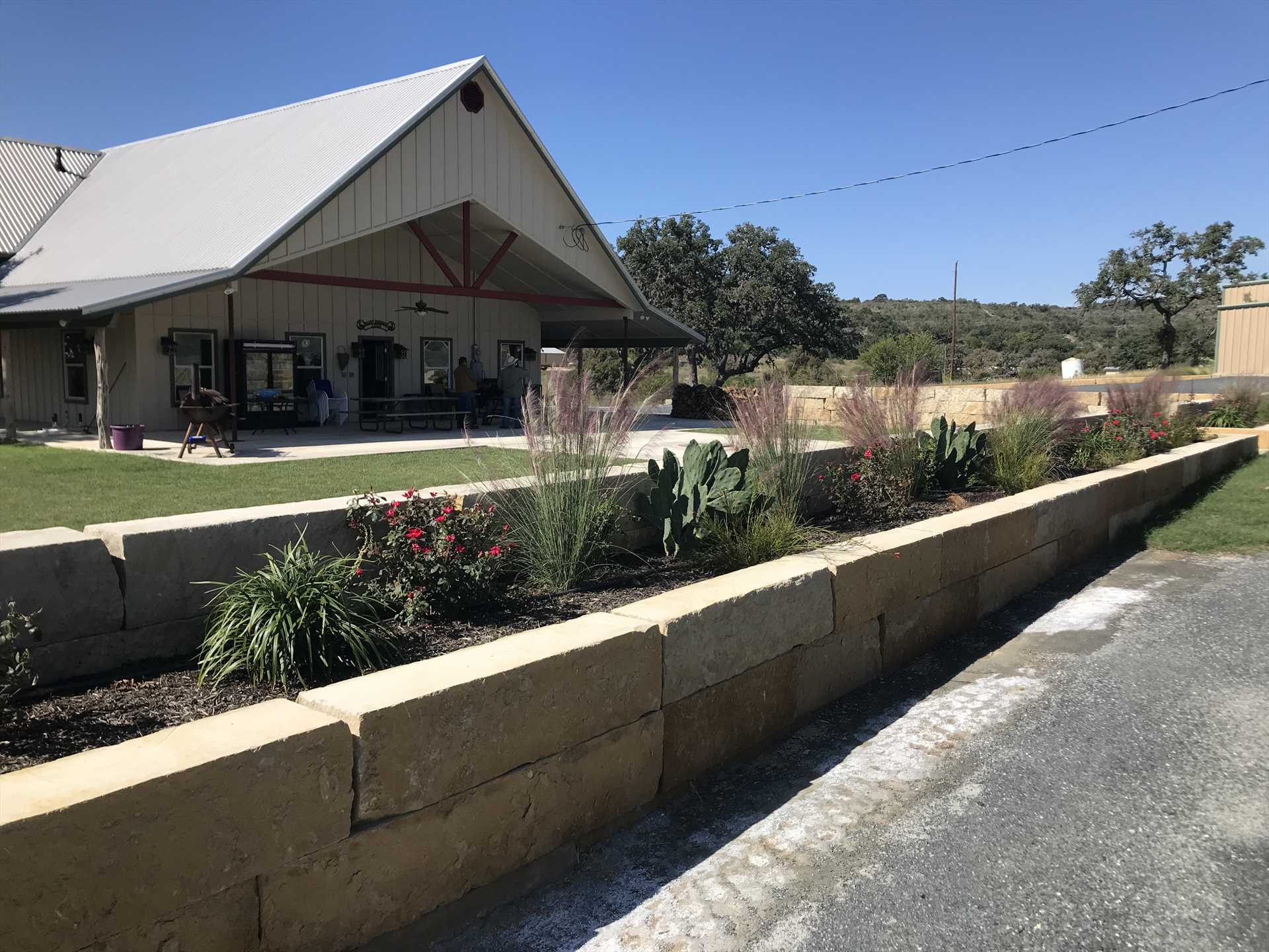                                                 Your crew will love the location, extras, space, and style of the Bluff Springs Lodge. Come make it a Texas-sized part of your Hill Country holiday!