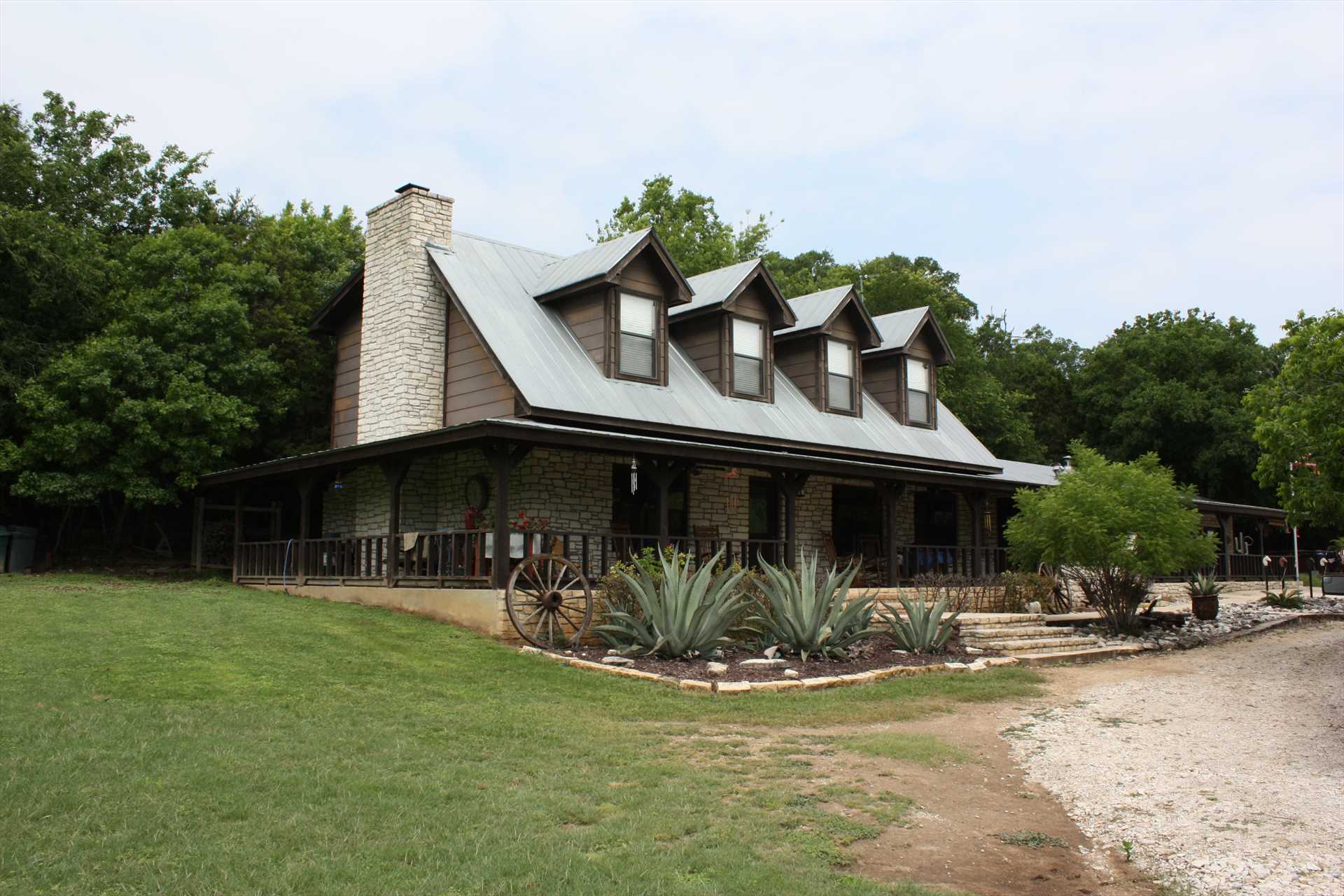                                                Mosey on down to the main house each morning, where a great big Texas breakfast awaits!
