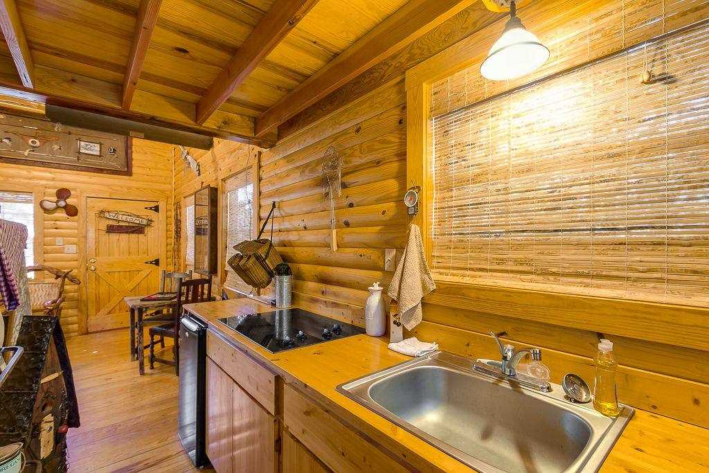                                                 Surround yourself in the Fishing Cabin's rustic yet clean atmosphere-it's a perfect place to relax and recharge.