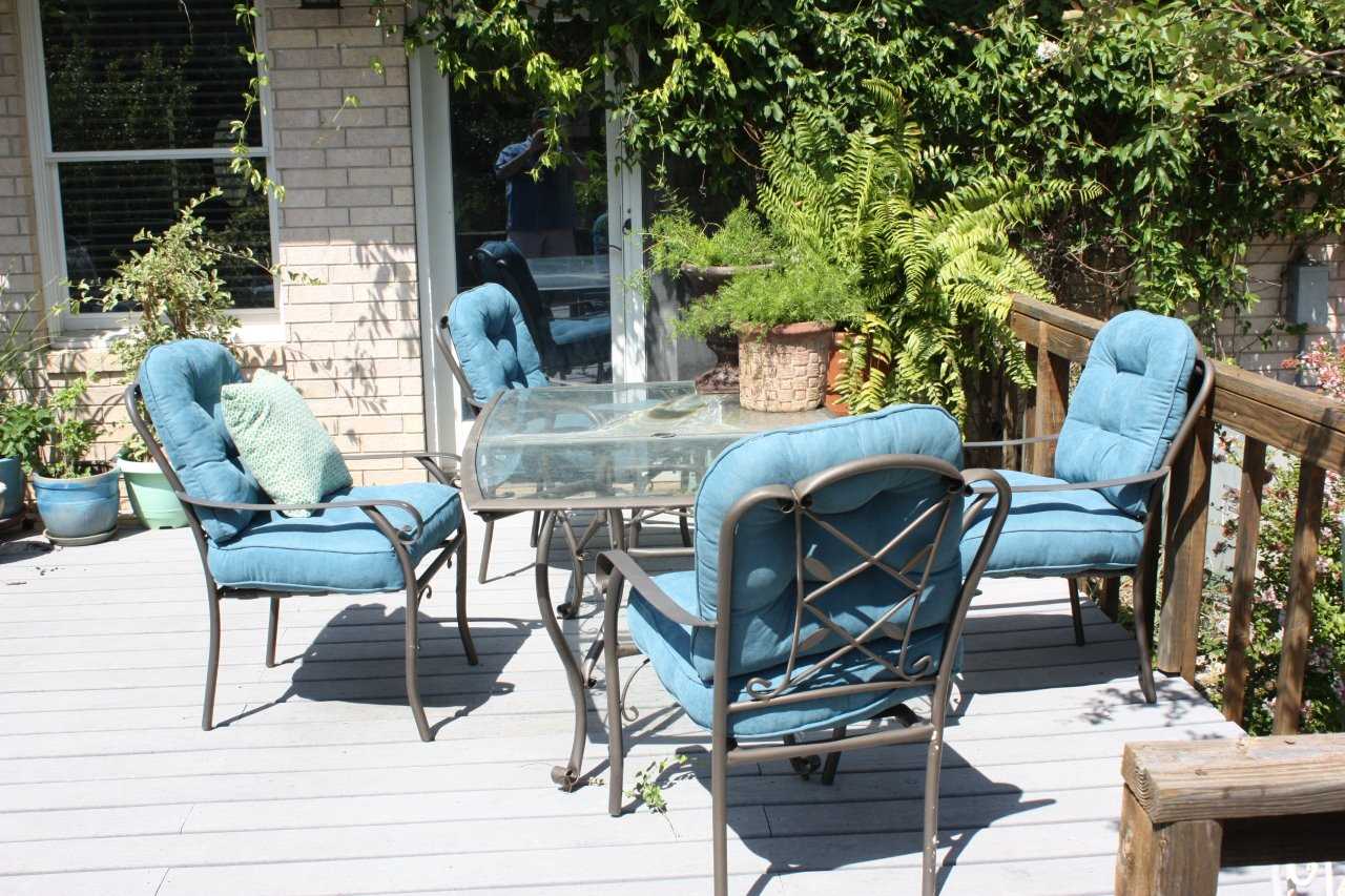                                                 Cushioned outdoor furniture helps create a comfortable and enjoyable living area in the great outdoors!
