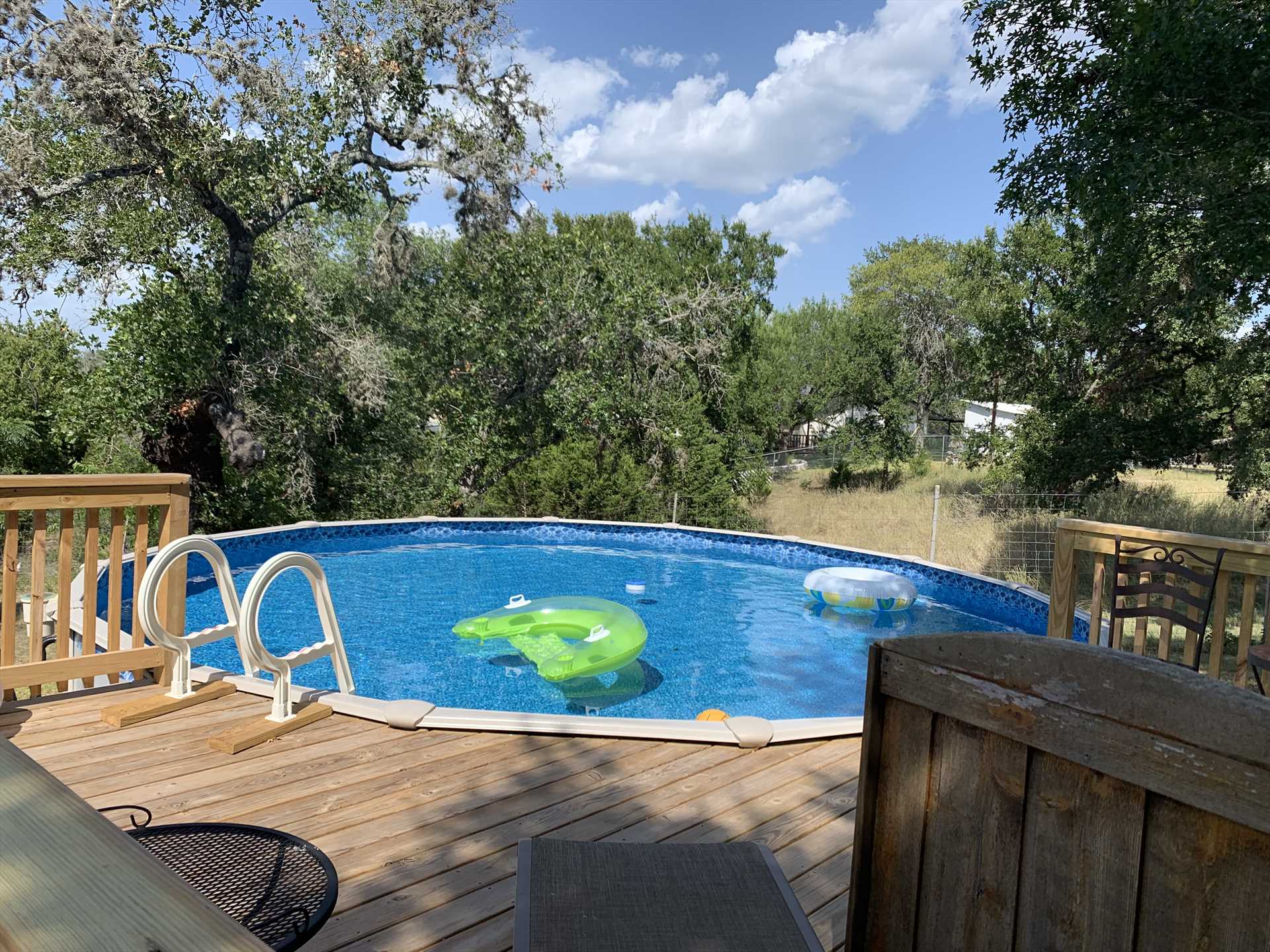                                                 Noting takes the edge off the Texas heat like a refreshing dip in the pool!
