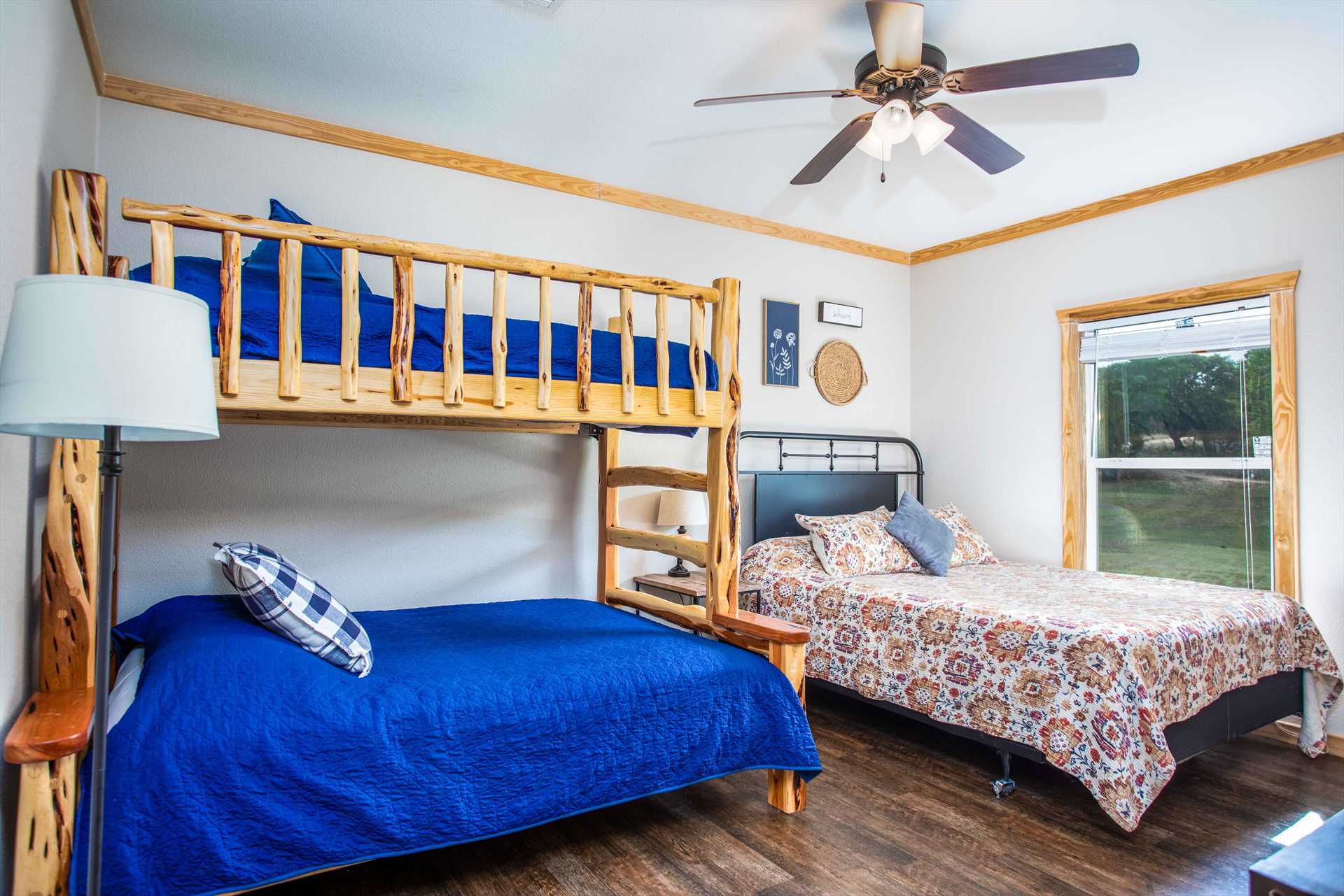                                                 Kids love the bunk bed setup in the third bedroom! There's also a queen-sized bed in there.