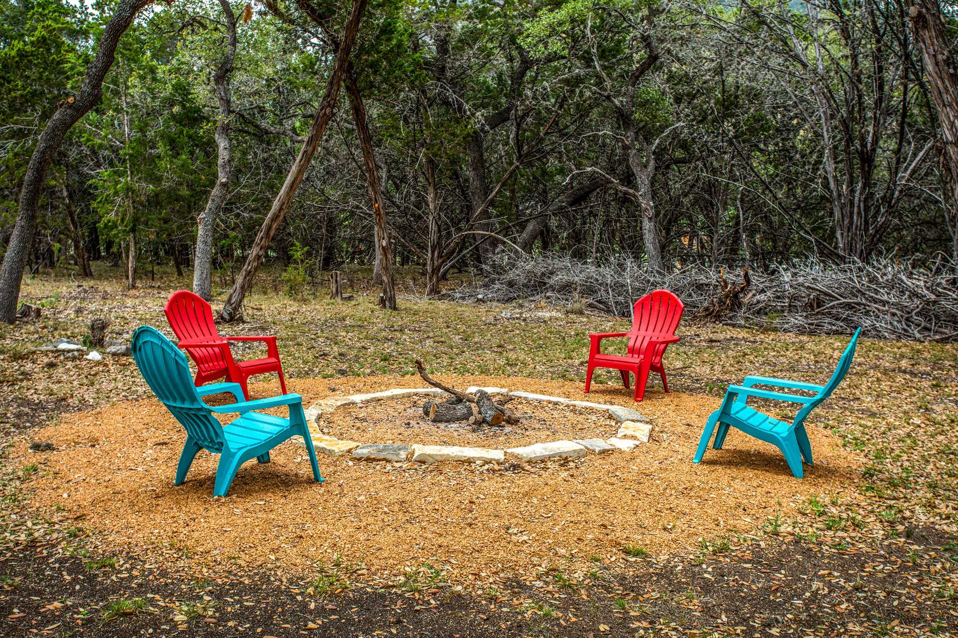                                                 Converse, snack, watch wildlife, and admire the starry night skies around the fire pit. Complimentary firewood is included!
