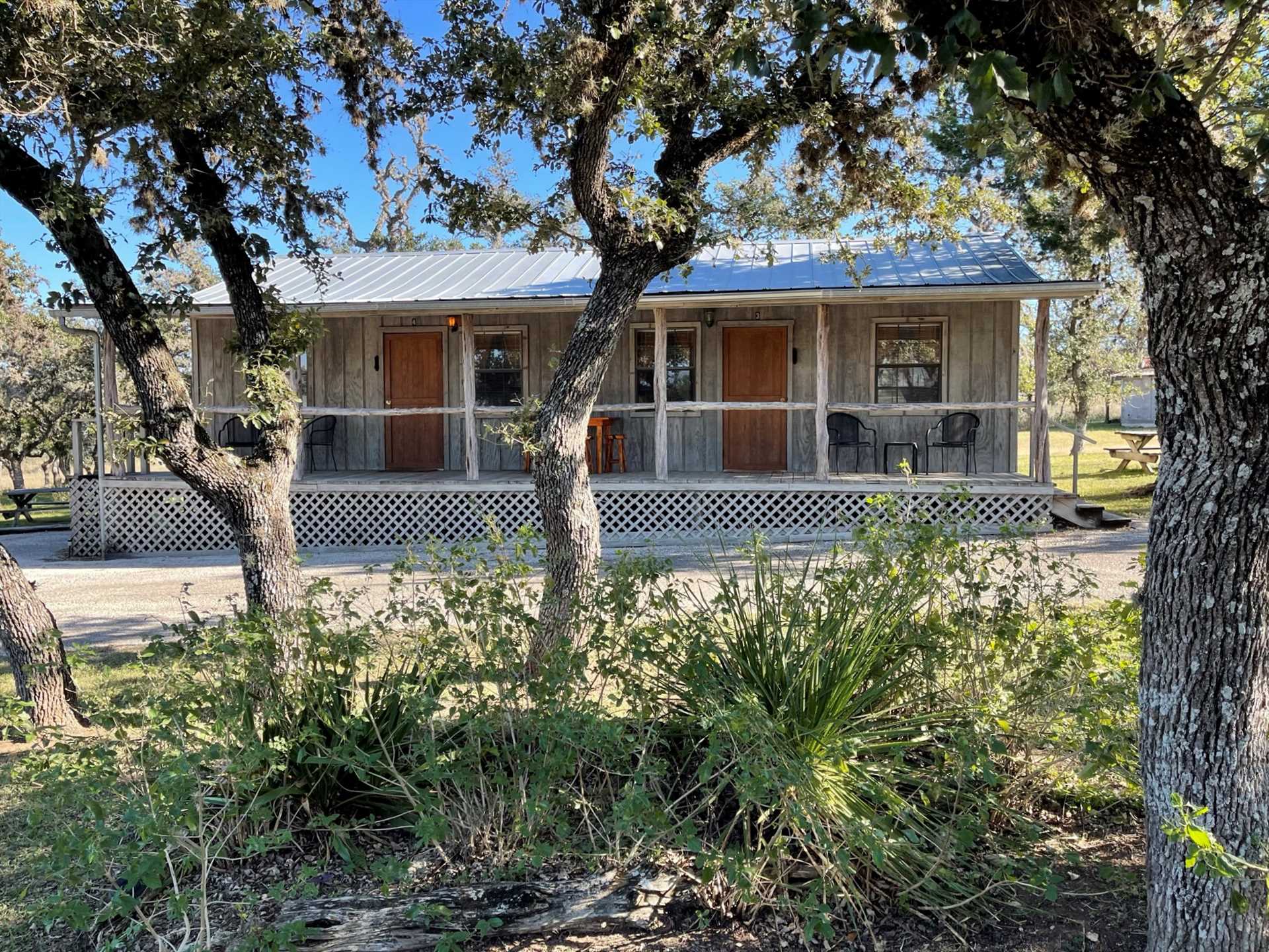                                                 This used to be a functioning Hill Country ranch, but now it's your home away from home for a peaceful and refreshing getaway.