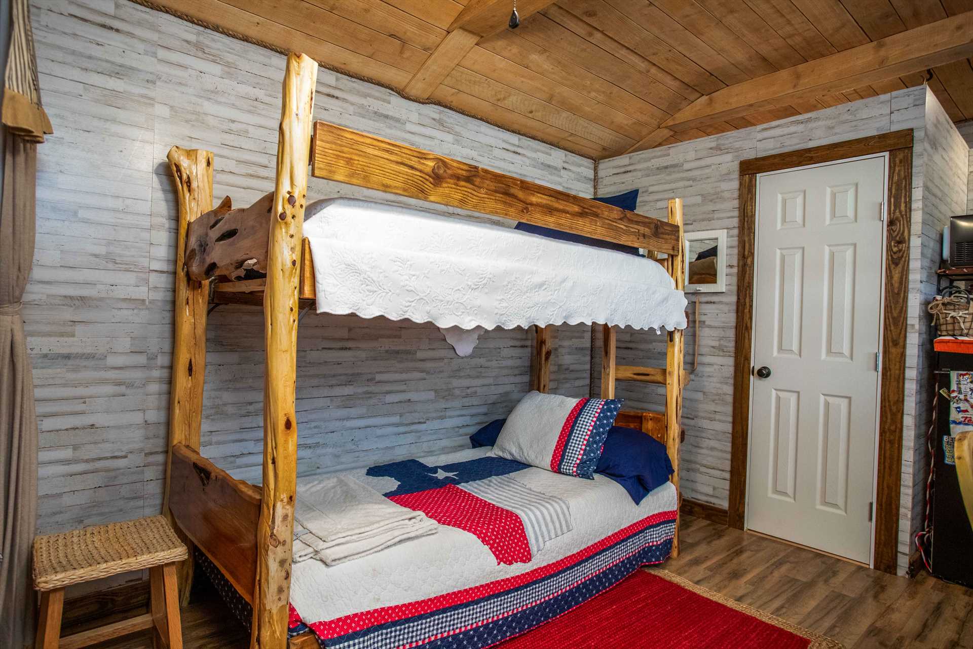                                                 Bringing kids along? They love the bunk bed setup in the Lone Star!