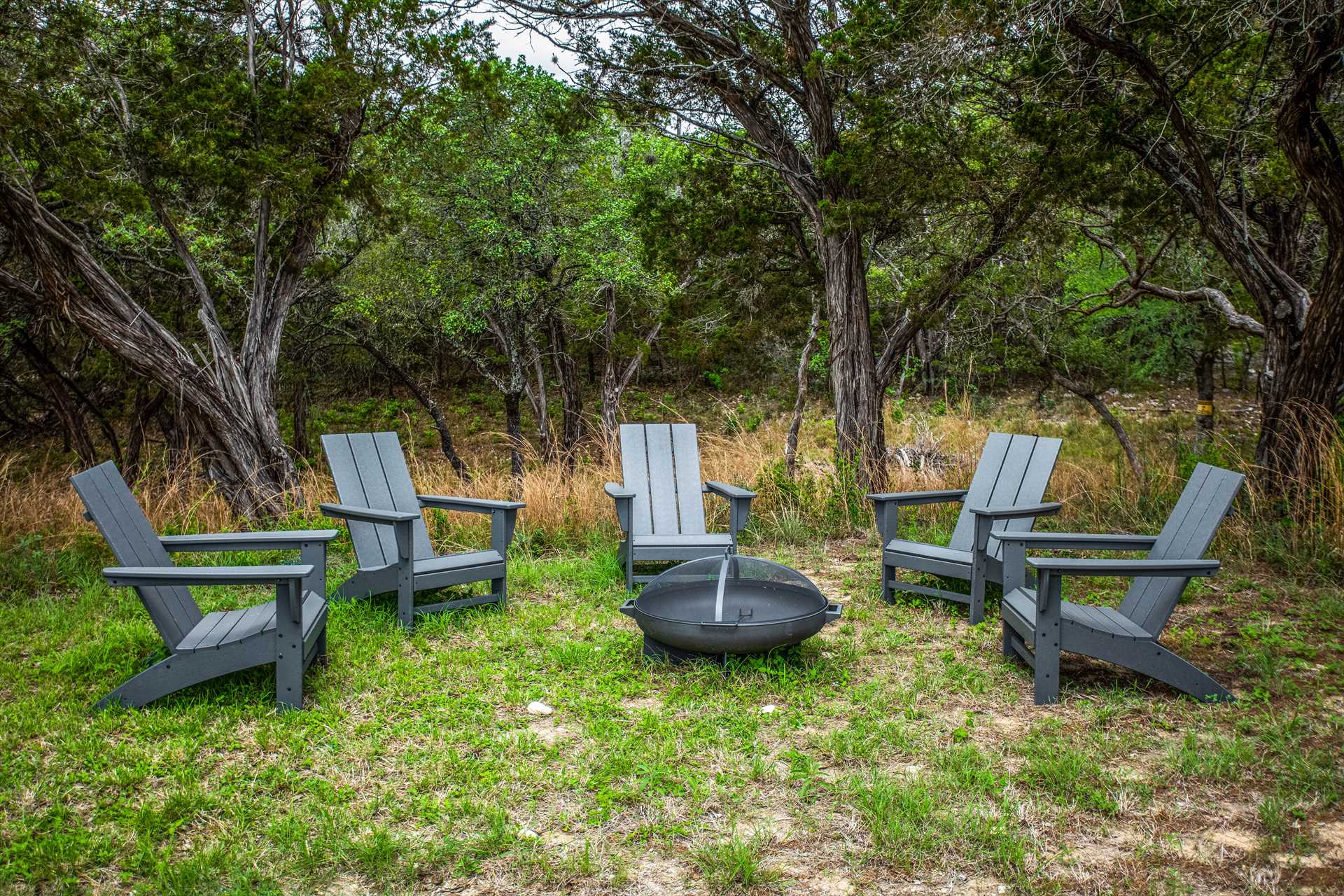                                                 Kick back and relax around the fire pit! It's a fantastic place for conversation, and for spotting local birds and wildlife, too.