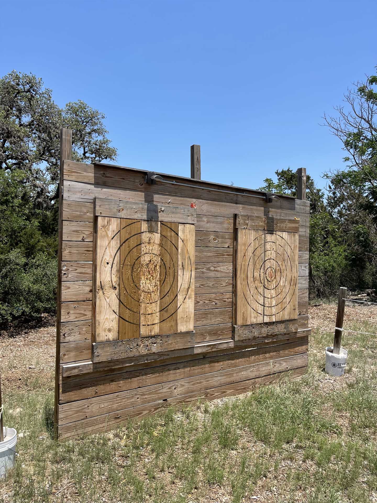                                                 How many places will you get the opportunity to hone your axe-throwing skills? Give it a try at the Nest Cabin Resort!